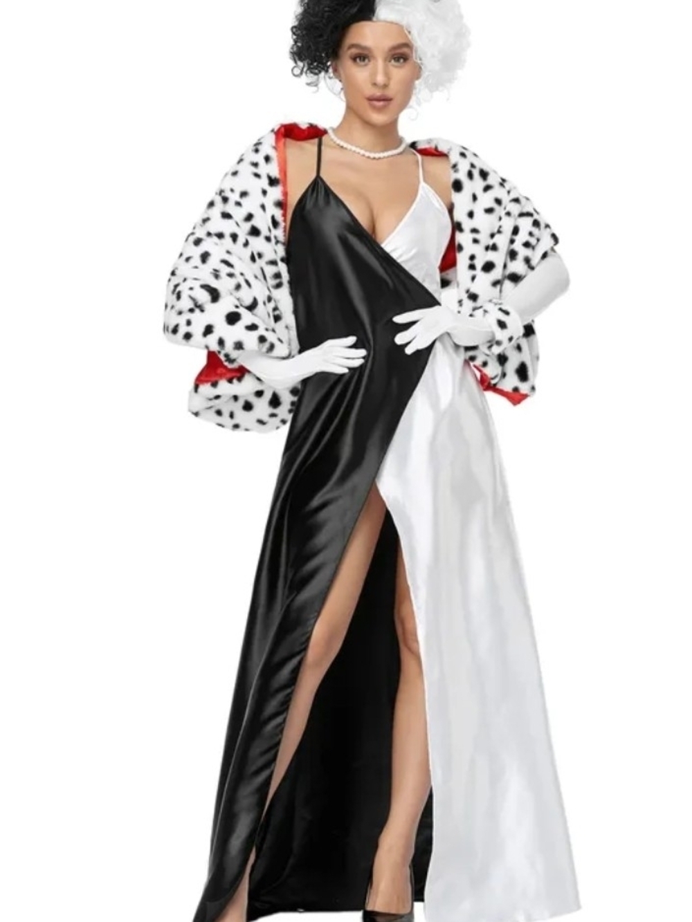 Black and White  Dalmatian Costume